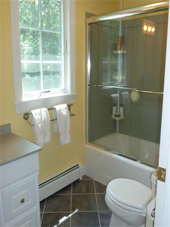 39 Highland Road Boxford, MA 01921 - Photo 18 of 30 a bathroom with a shower and a toilet