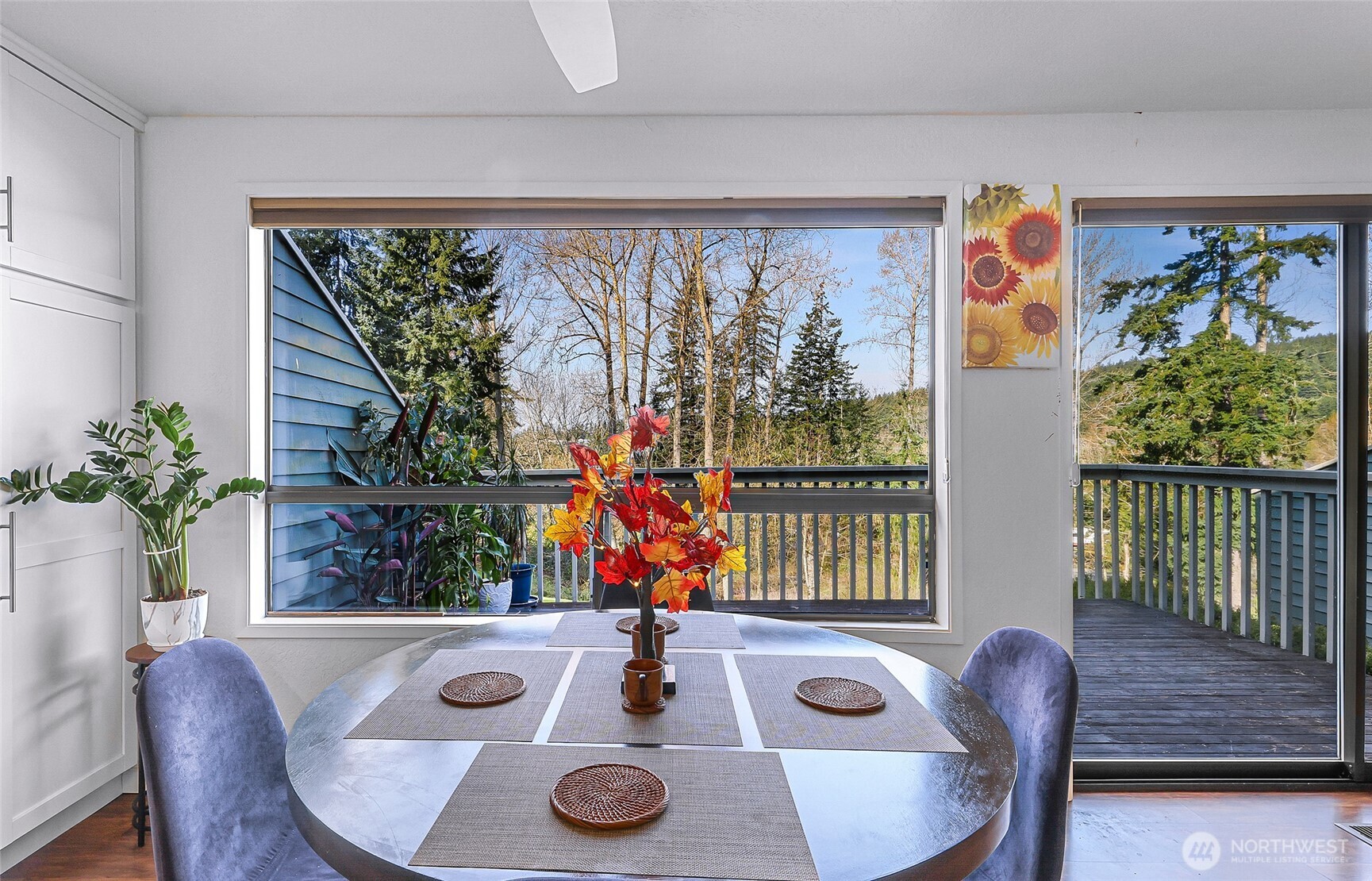 3500 Ridgemont Way, Unit 3 Bellingham, WA 98229 - Photo 17 of 39 a view of a dining room with furniture window and outside view