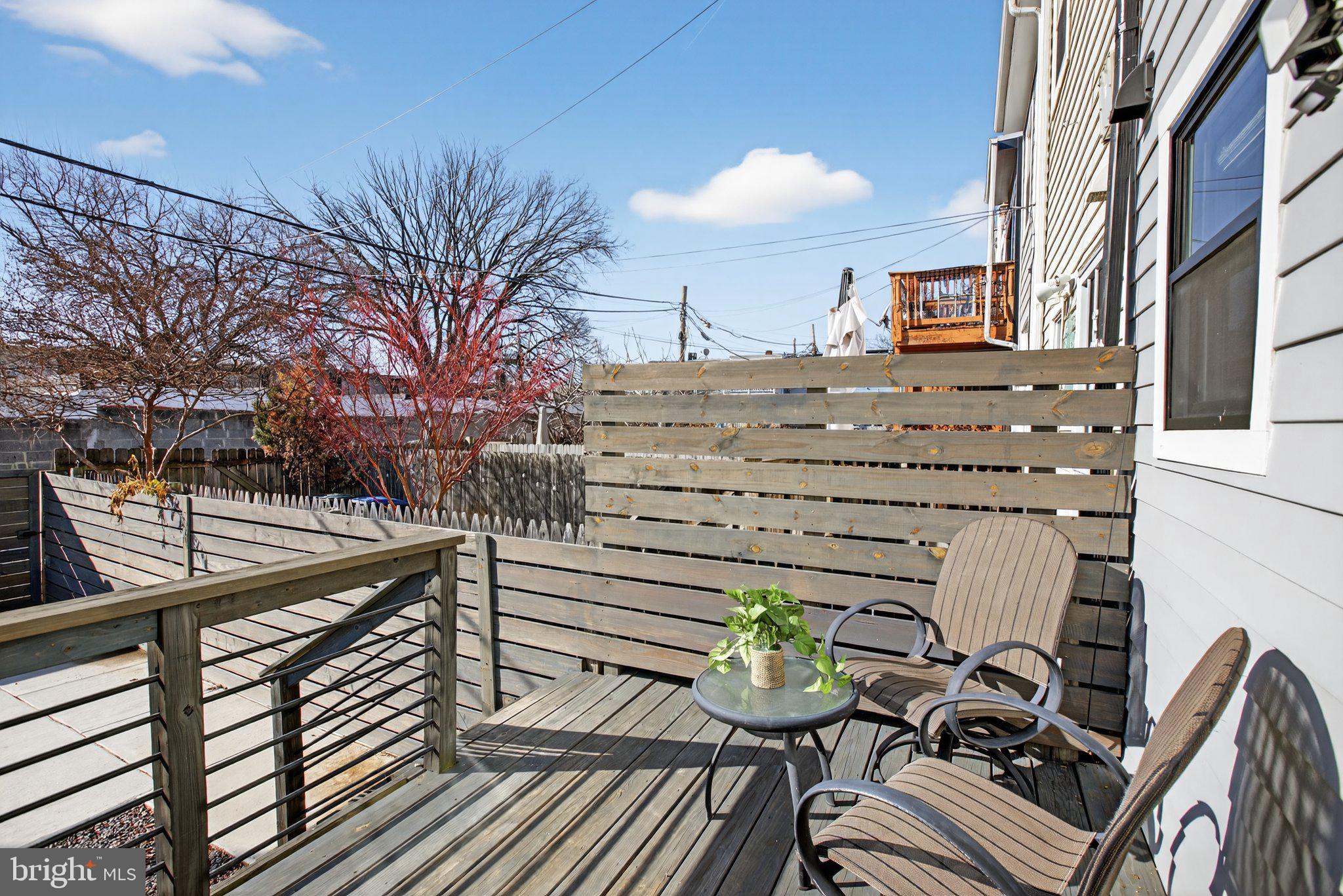 2015 Gales Street Northeast Washington, DC 20002 - Photo 8 of 10 a view of a chairs and tables in the balcony