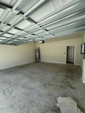 a view of a lake with a big yard