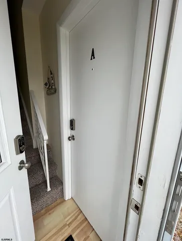 a view of front door