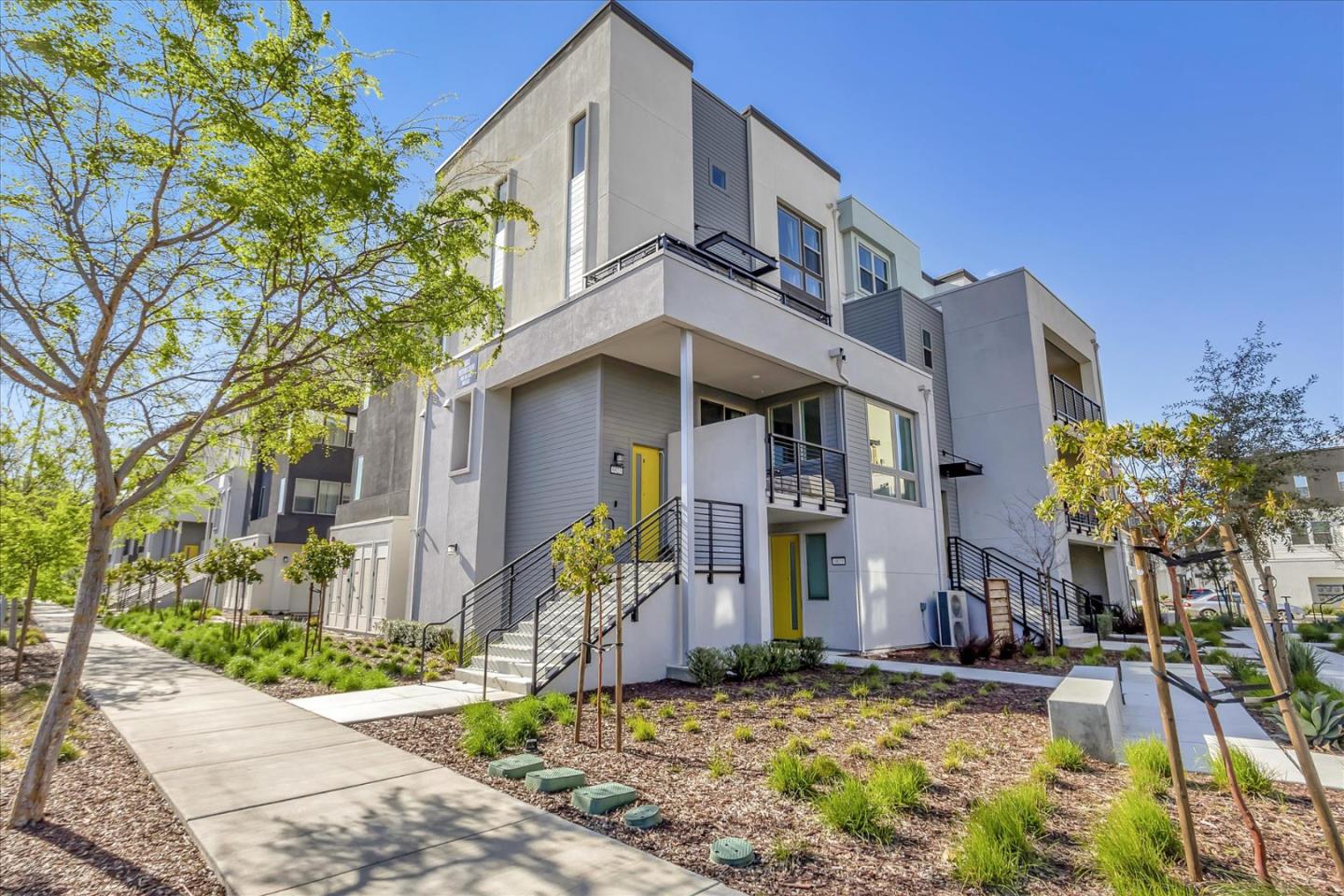 a brick building with a large windows