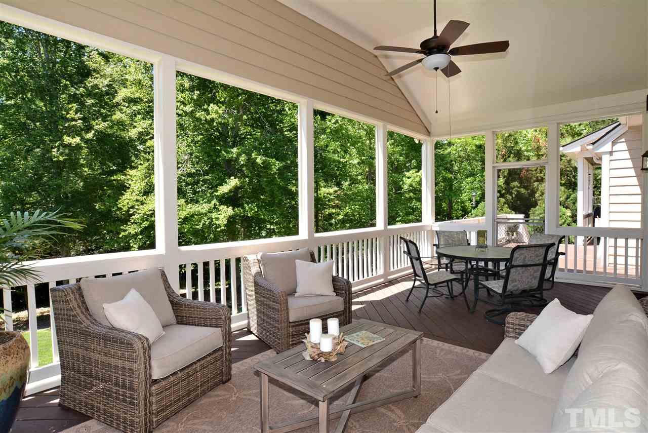 1089 Tacketts Pond Drive Raleigh, NC 27614 - Photo 25 of 30 Lovely View of Nature. Porch is framed for Screens & Available from the Seller.