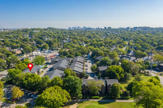 an aerial view of a houses
