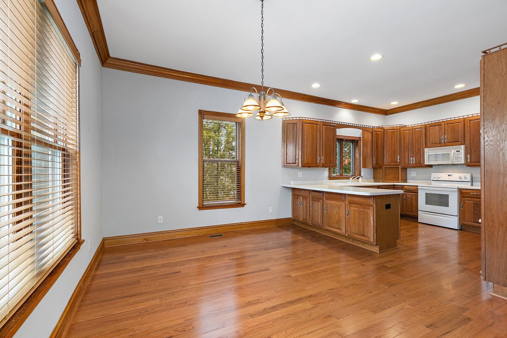 5N988 Meredith Road Maple Park, IL 60151 - Photo 11 of 38 a kitchen with stainless steel appliances granite countertop a sink window and a counter top space