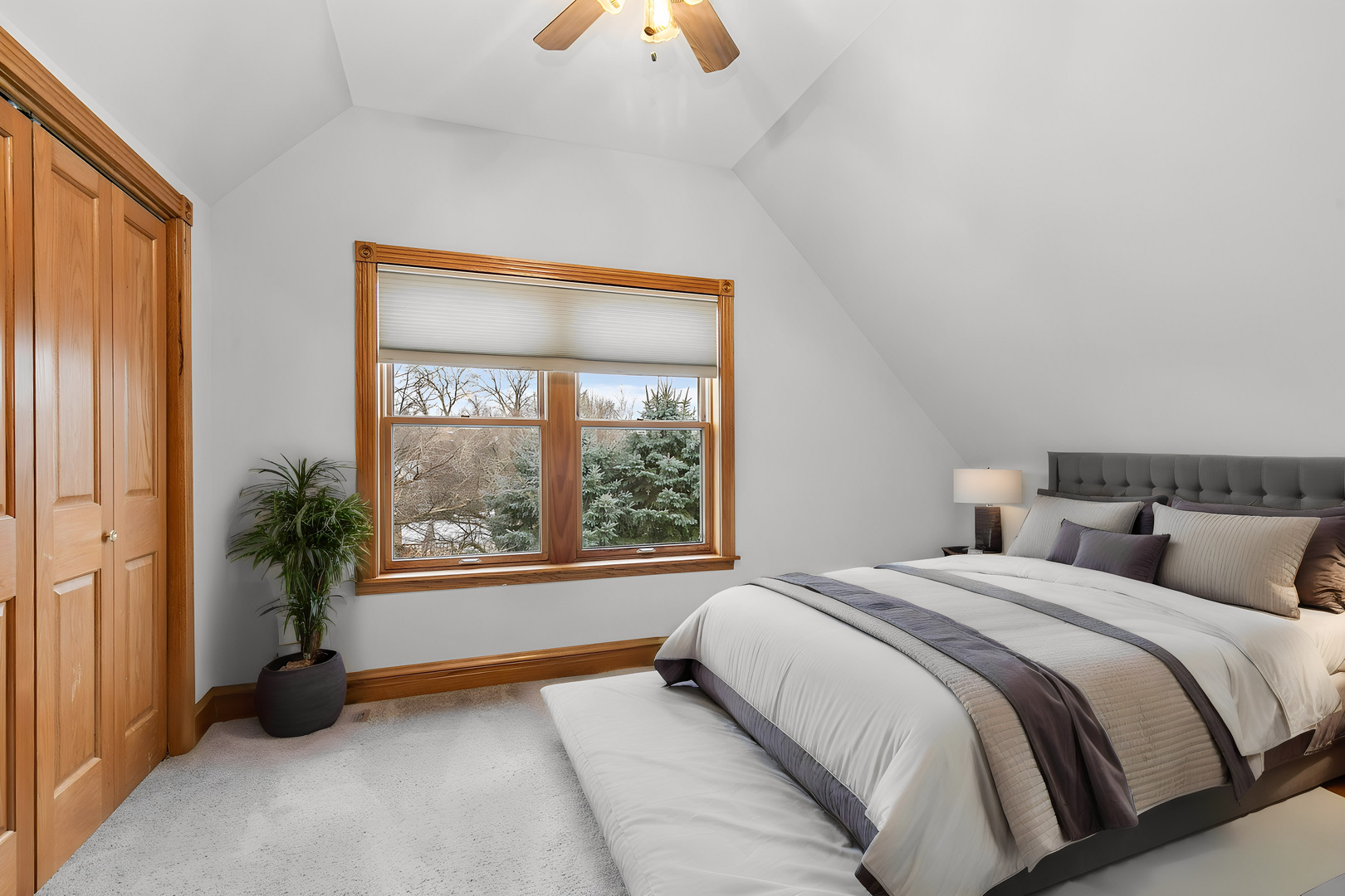 5N988 Meredith Road Maple Park, IL 60151 - Photo 21 of 38 a bedroom with a bed and a large window