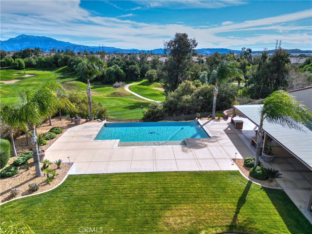 923 Union Street Cherry Valley, CA 92223 - Photo 63 of 68 an aerial view of a house with a yard