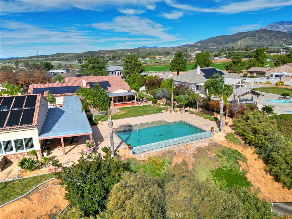 923 Union Street Cherry Valley, CA 92223 - Photo 65 of 68 an aerial view of residential houses with outdoor space and trees