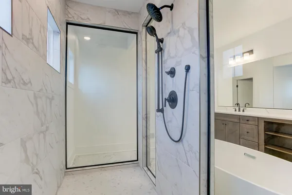 a view of an ocean and beach