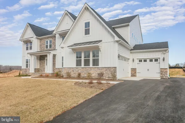 front view of a house with an empty space