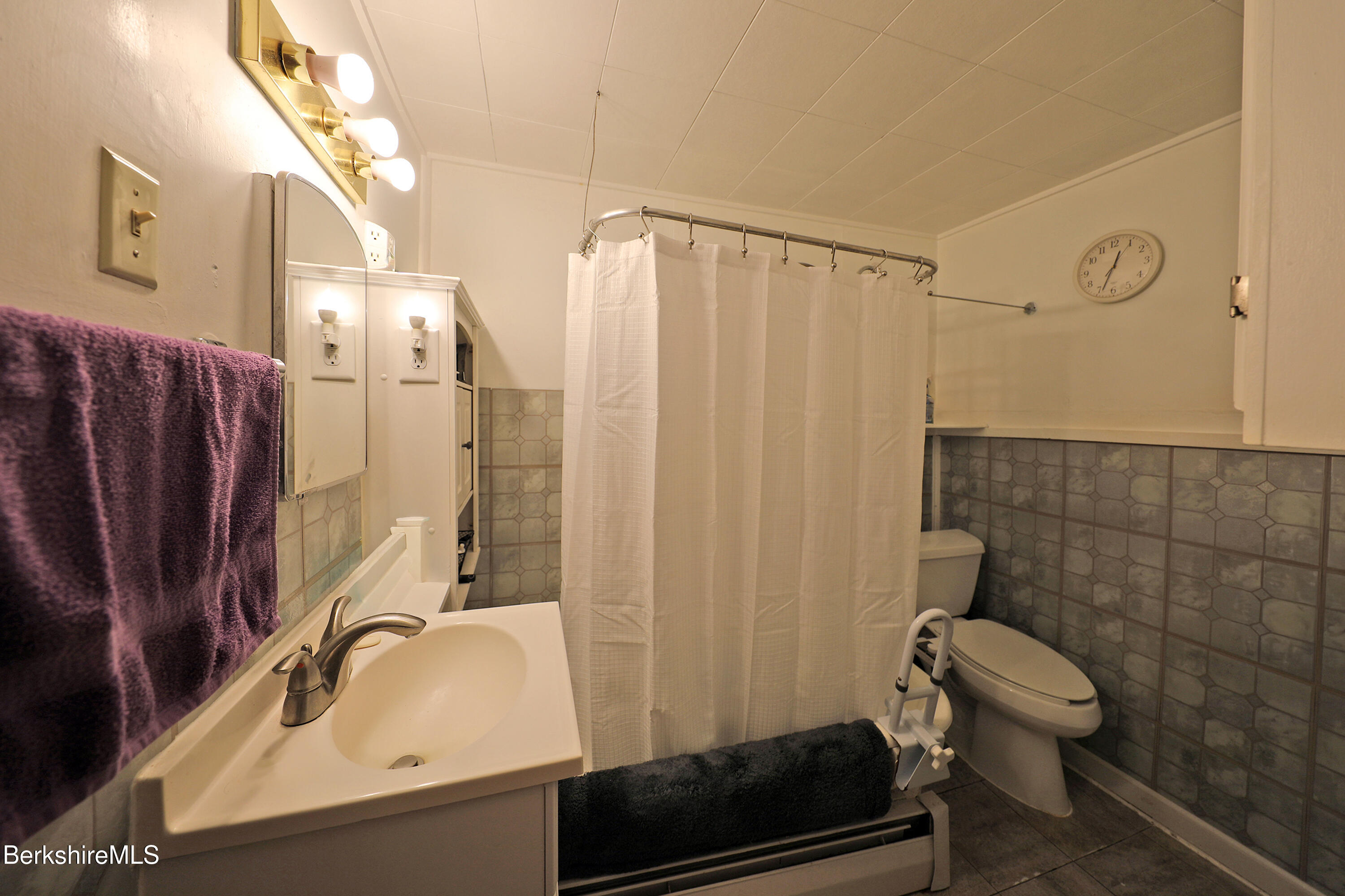 735 Cape Street Lee, MA 01238 - Photo 13 of 23 a bathroom with a sink toilet and shower