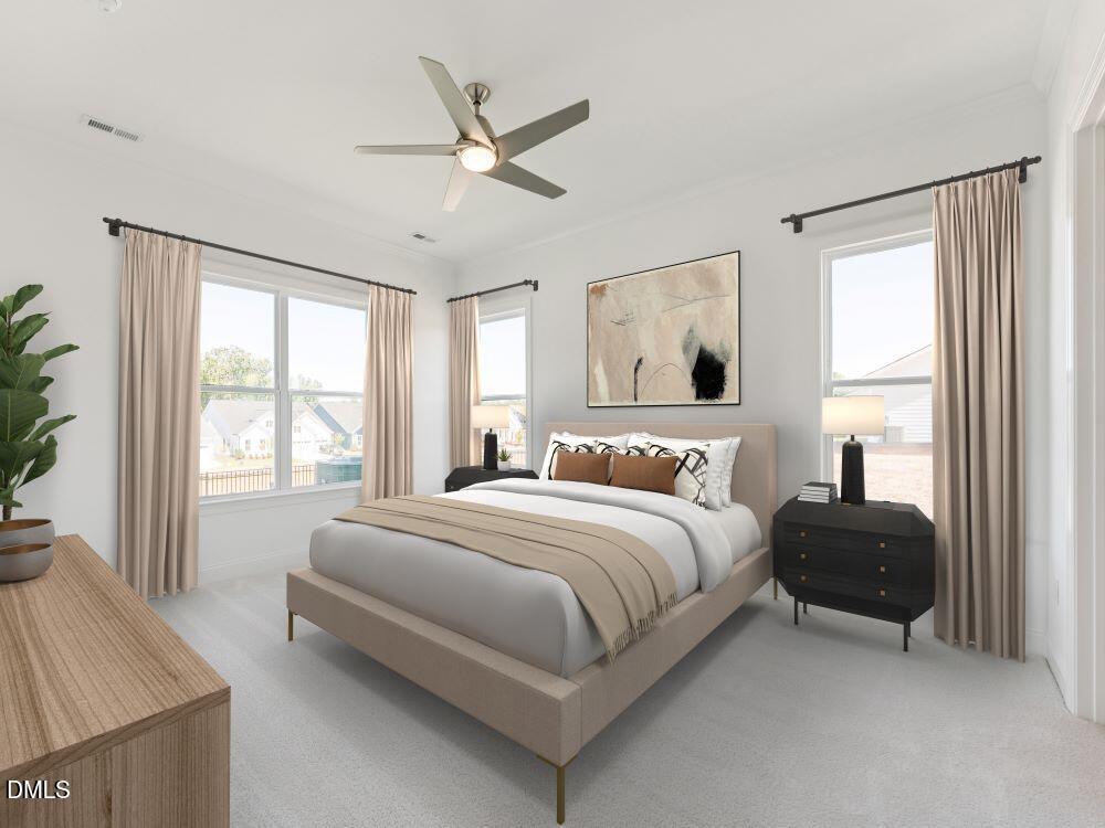 224 Trunnel Street, Unit 88 Apex, NC 27539 - Photo 11 of 25 RHS primary bed staged