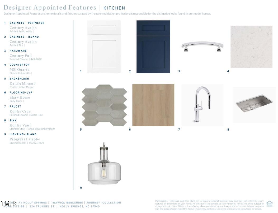 224 Trunnel Street, Unit 88 Apex, NC 27539 - Photo 21 of 25 Kitchen Selections