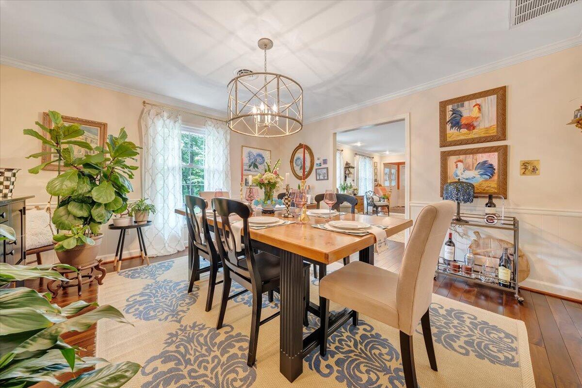 5249 Falcon Ridge Road Roanoke, VA 24018 - Photo 9 of 58 a view of a dining room with furniture window and wooden floor