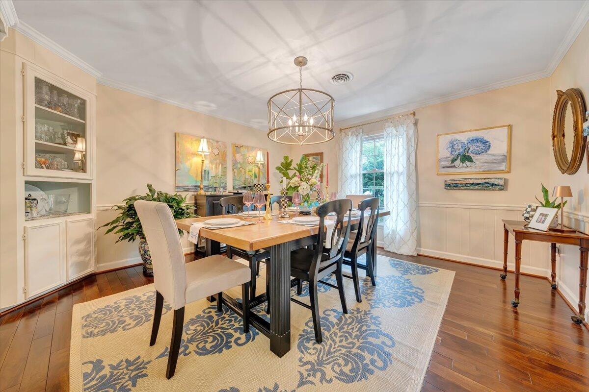 5249 Falcon Ridge Road Roanoke, VA 24018 - Photo 10 of 58 a view of a dining room with furniture window and wooden floor