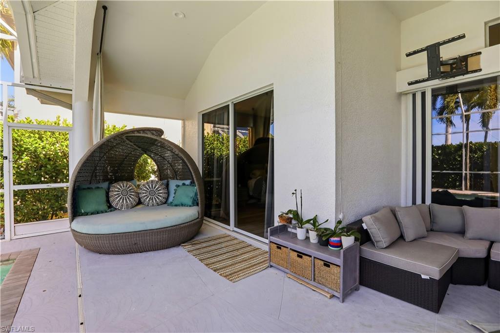 80 Delbrook Way Marco Island, FL 34145 - Photo 43 of 49 View of patio / terrace featuring outdoor lounge area
