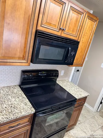 a close view of stove