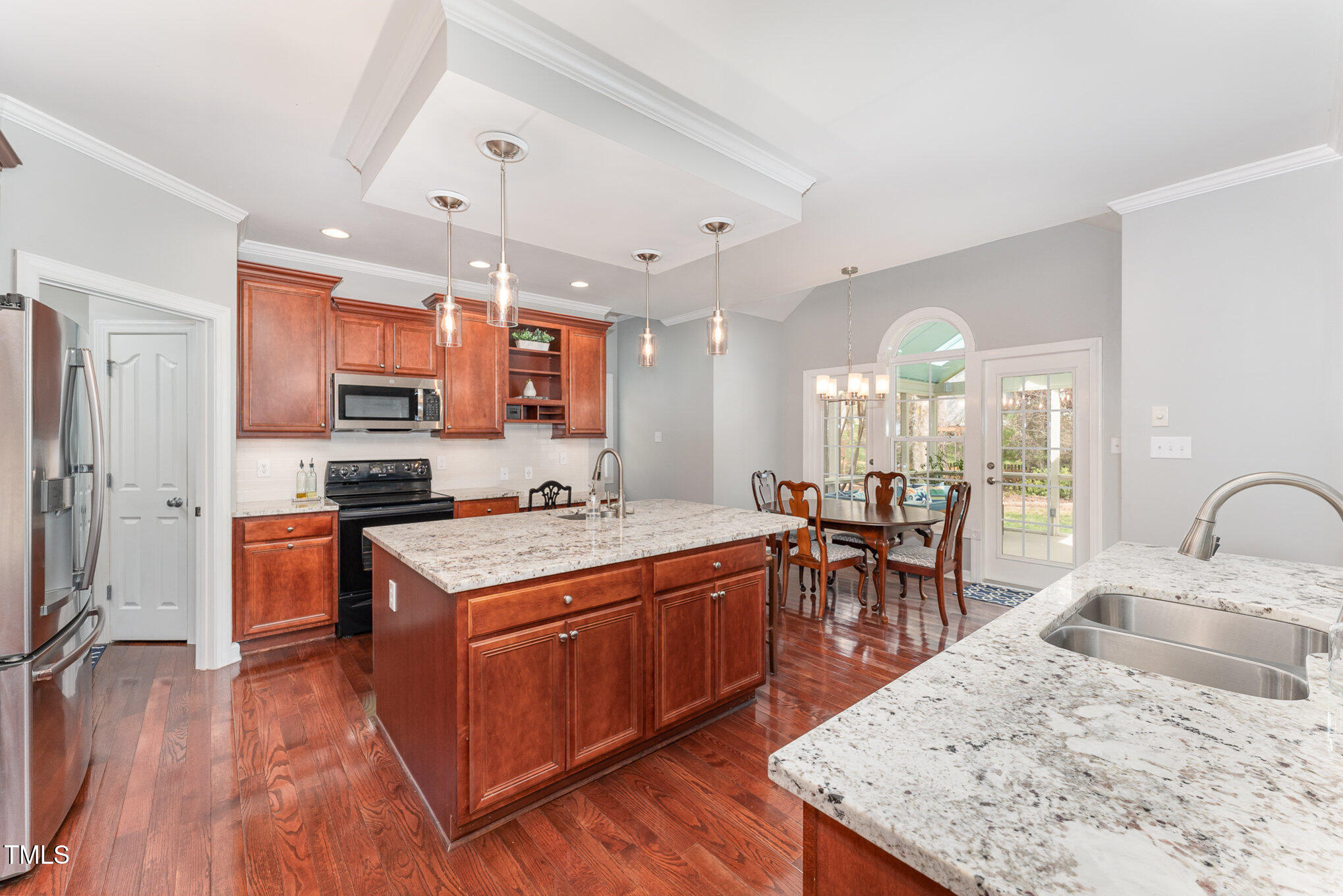 8300 Clarks Branch Drive Raleigh, NC 27613 - Photo 12 of 43 Gourmet Kitchen with Center Island