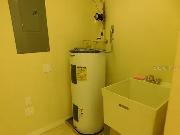 a bathroom with a sink