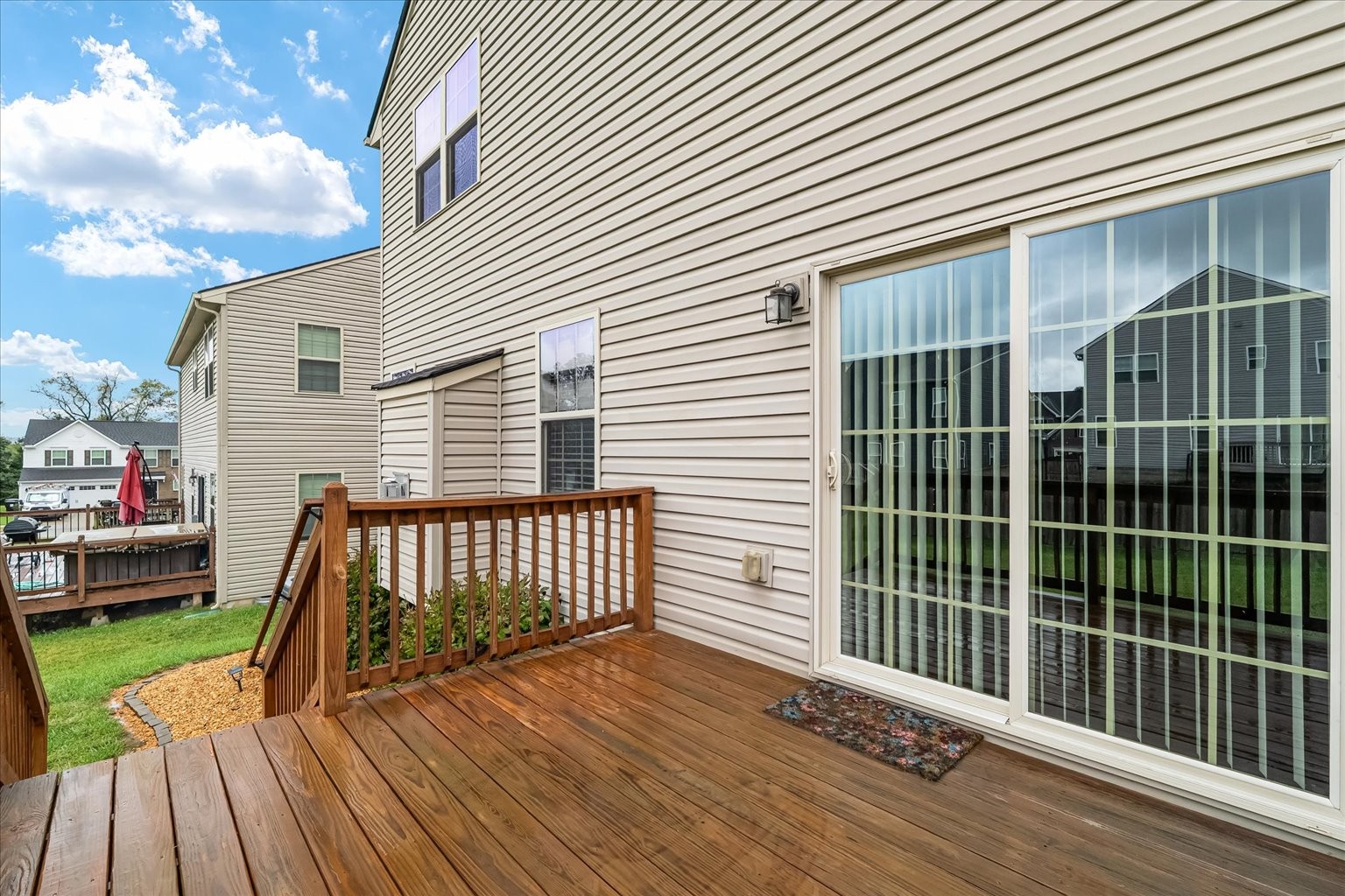 3204 Garrett Lane Columbia, TN 38401 - Photo 6 of 33 a view of backyard with deck and wooden floor