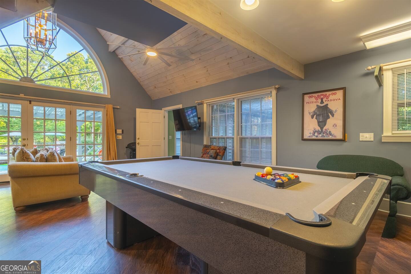 144 Fussen Strasse Helen, GA 30545 - Photo 22 of 38 a bed room with a bed and a table