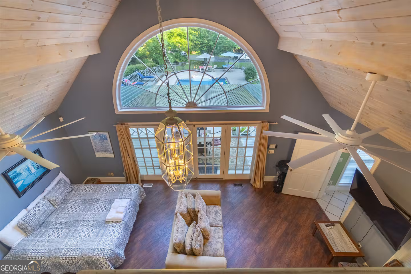 144 Fussen Strasse Helen, GA 30545 - Photo 23 of 38 a living room with a large window