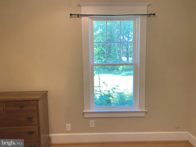 a view of a window in a room
