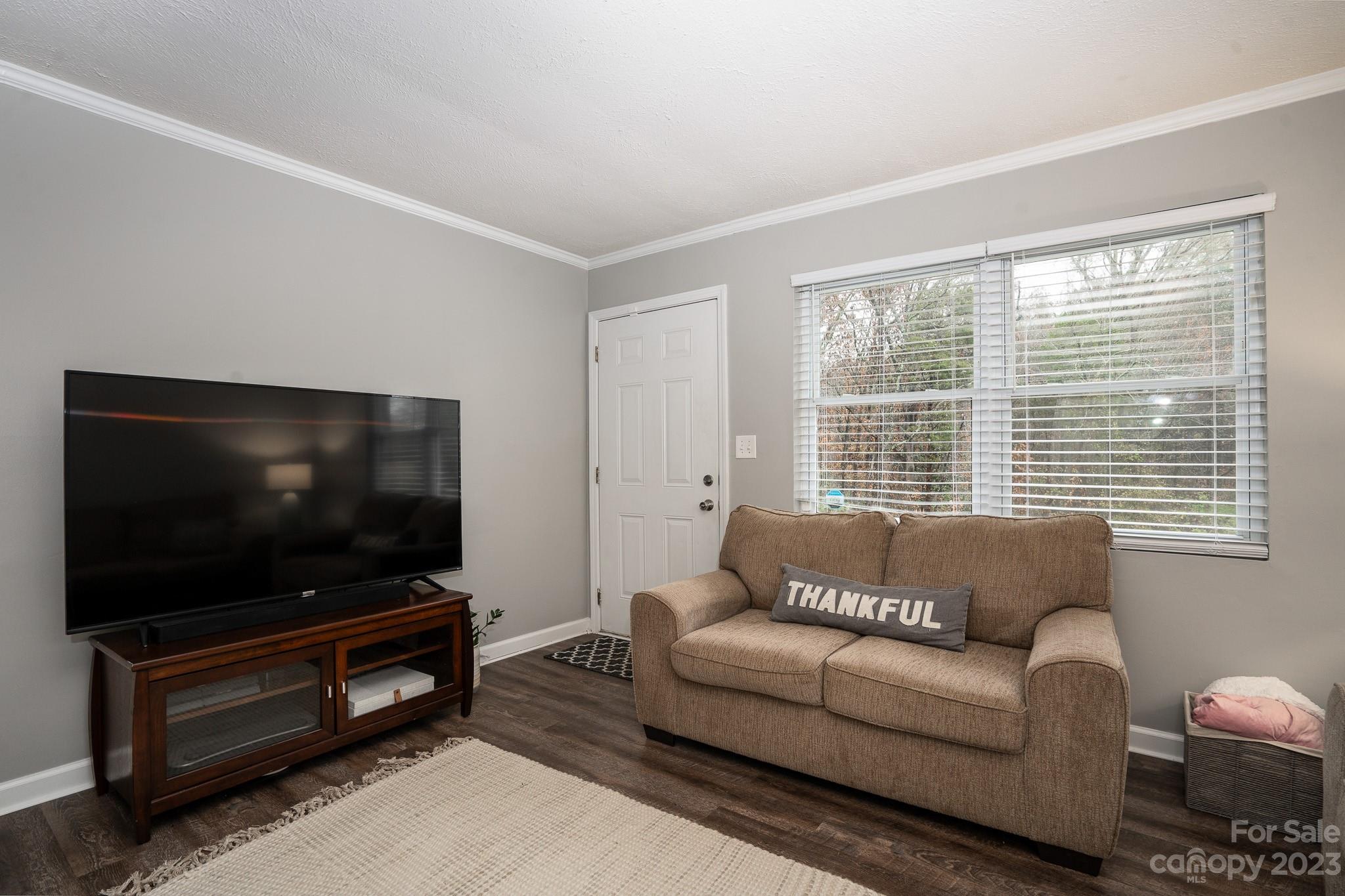 1250 B Street Mount Pleasant, NC 28124 - Photo 4 of 19 a living room with furniture and a flat screen tv