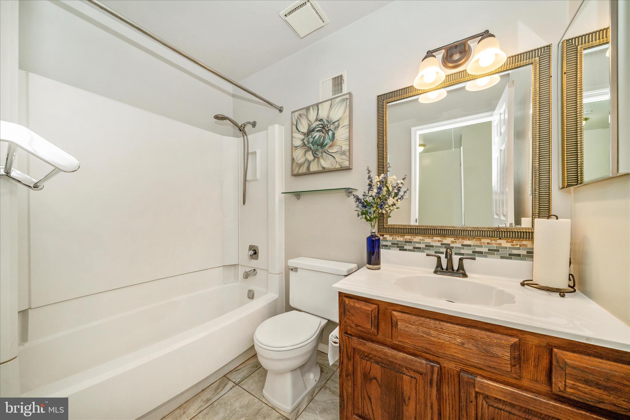 3714 Capulet Terrace, Unit 4 Silver Spring, MD 20906 - Photo 34 of 52 Upstairs Hallway Full Bathroom