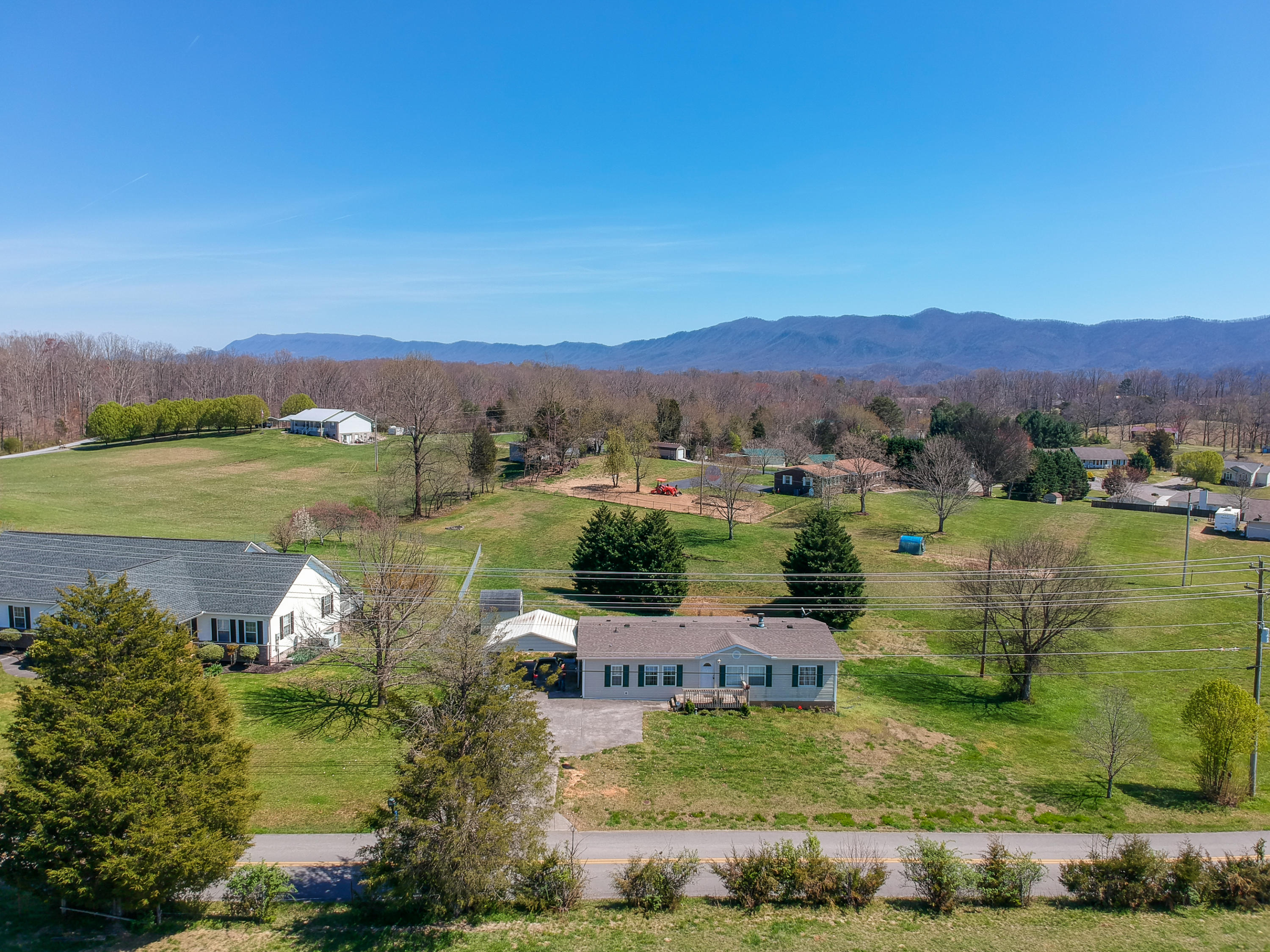 4338 Pea Ridge Road Maryville, TN 37804 - Photo 10 of 10 aerial front with mountains