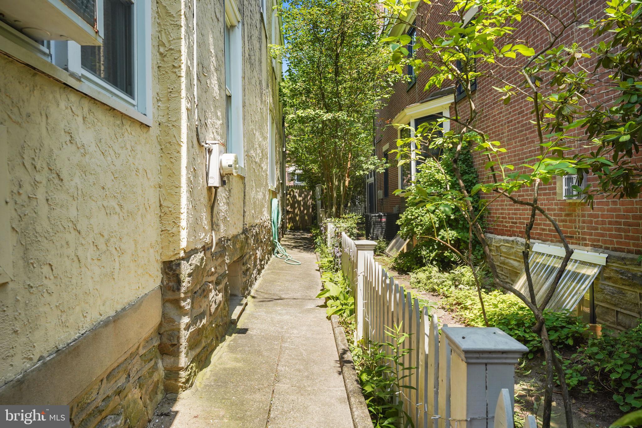 31 East Gravers Lane Philadelphia, PA 19118 - Photo 35 of 35 Passageway next to the house leading to the rear.