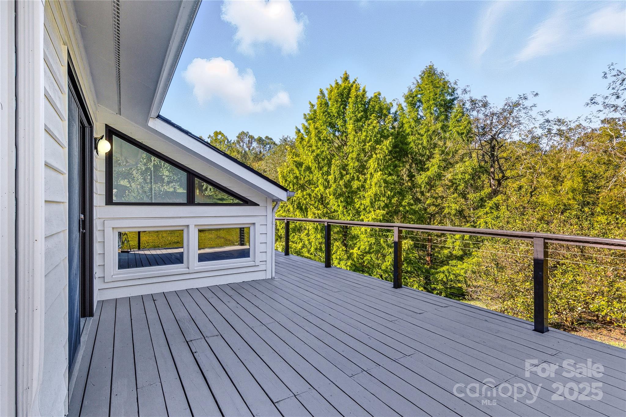 364 South Mills River Road Mills River, NC 28759 - Photo 24 of 47 a view of a wooden deck