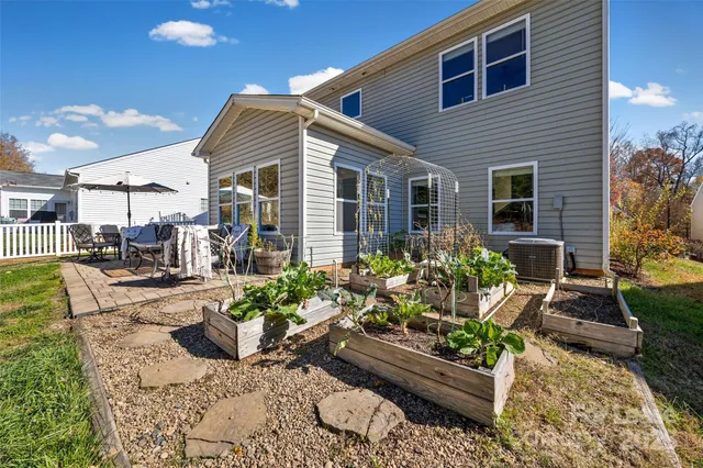 a house view with a seating space