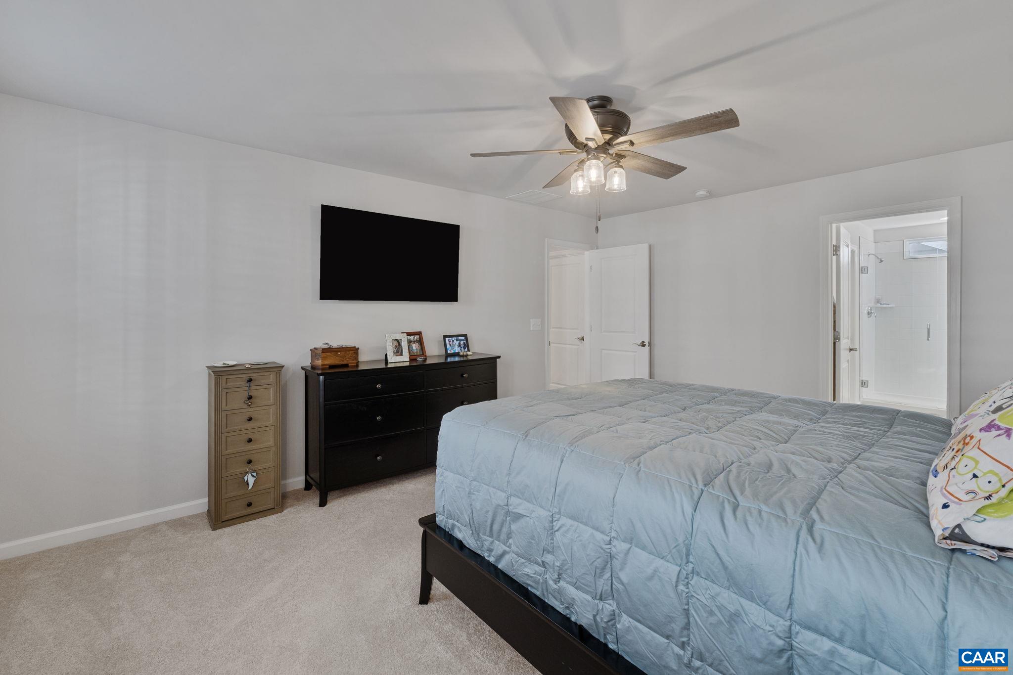 2879 Rambling Brook Lane Crozet, VA 22932 - Photo 25 of 63 a bed room with a bed and a television