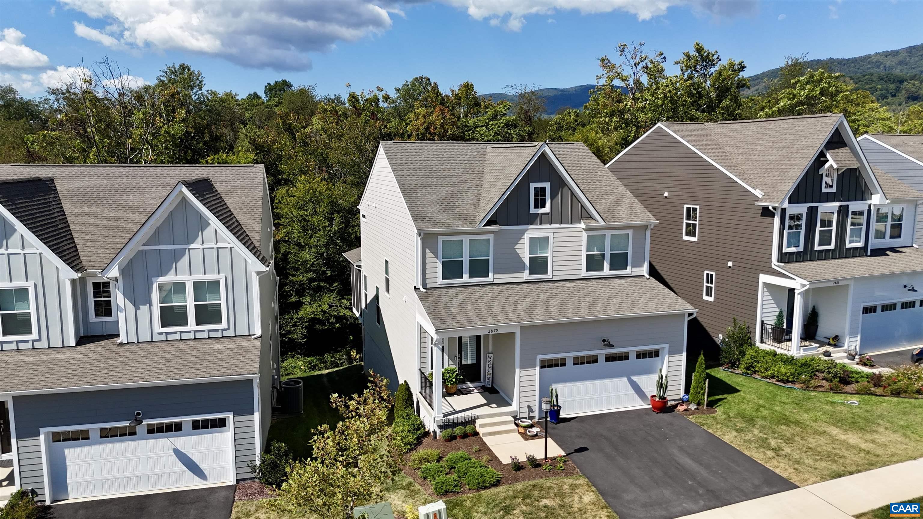 2879 Rambling Brook Lane Crozet, VA 22932 - Photo 58 of 63 an aerial view of a house with a yard