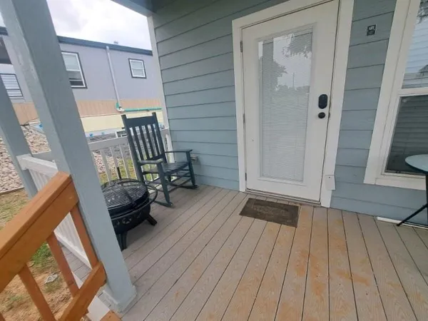 a view of wooden floor in a bathroom