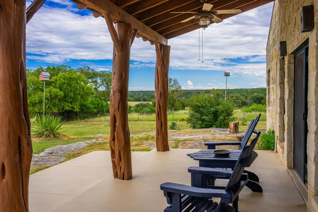 2320 Fiedler Road Harper, TX 78631 - Photo 35 of 78 a view of a two chair in the balcony