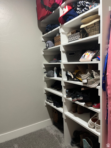 558 North N Cres Road Roosevelt, UT 84066 - Photo 21 of 31 Built-in white shelving system with multiple compartments and shoe racks