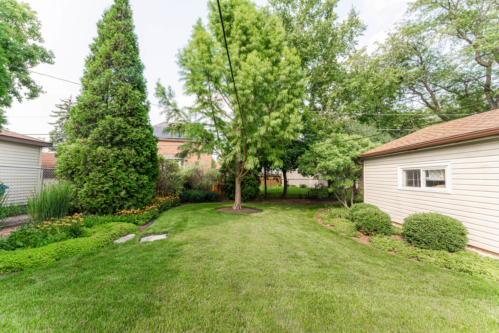413 Oak Street Elmhurst, IL 60126 - Photo 27 of 38 a view of backyard of house with green space