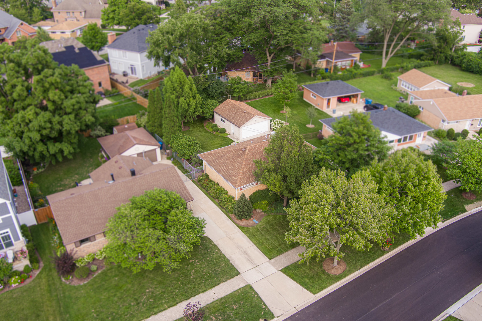 413 Oak Street Elmhurst, IL 60126 - Photo 3 of 38 an aerial view of a house
