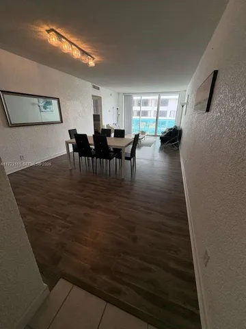 a room with gym equipment