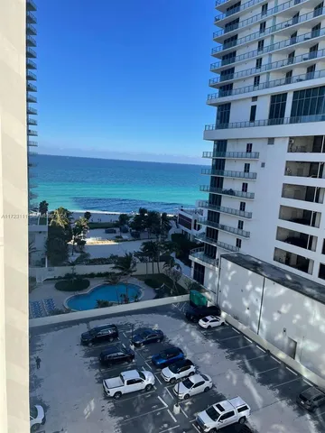 a view of a city with tall buildings