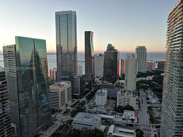 a view of balcony and city view