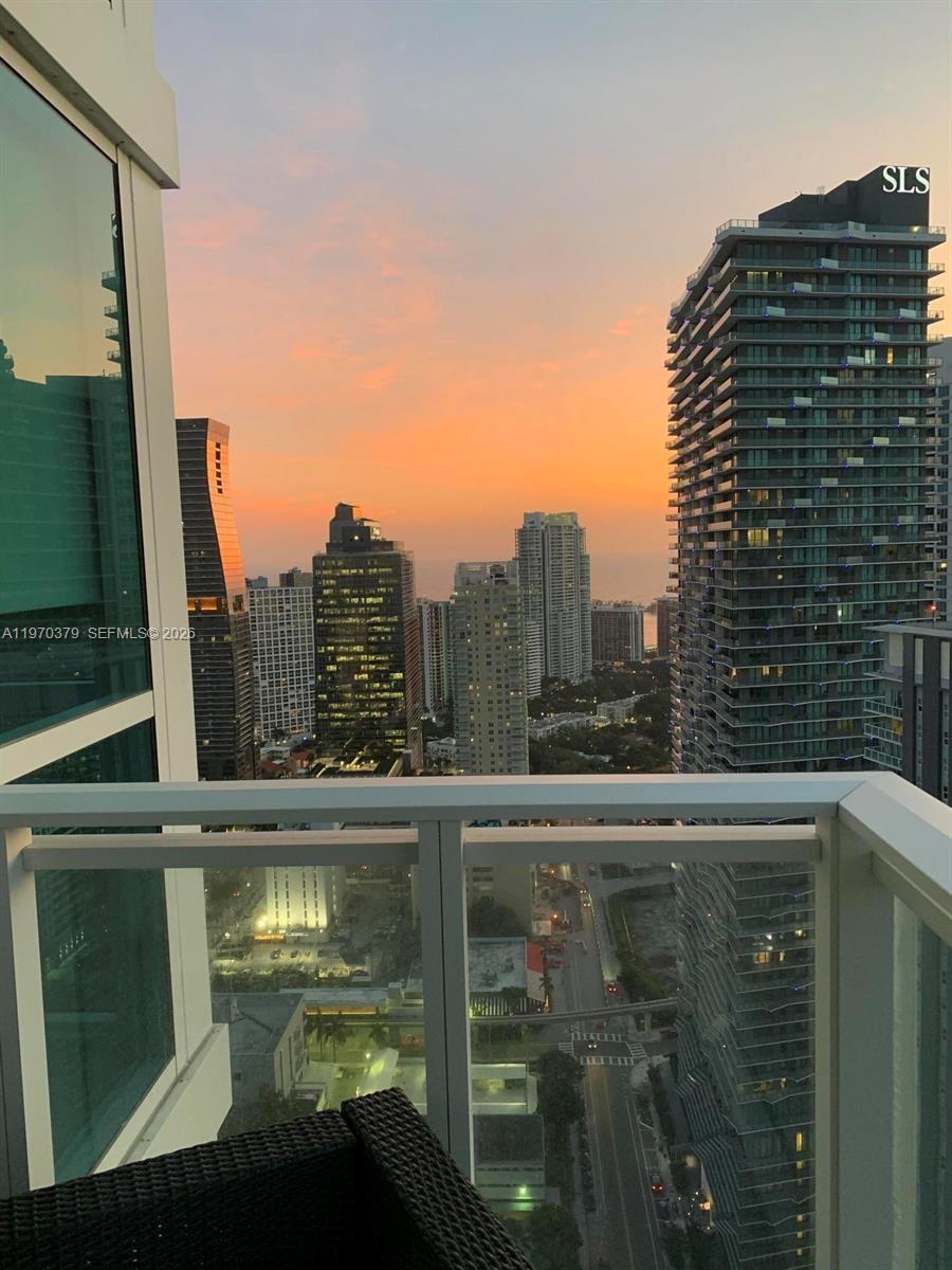 1080 Brickell Avenue, Unit 4101 Miami, FL 33131 - Photo 9 of 11 a view of balcony with outdoor space