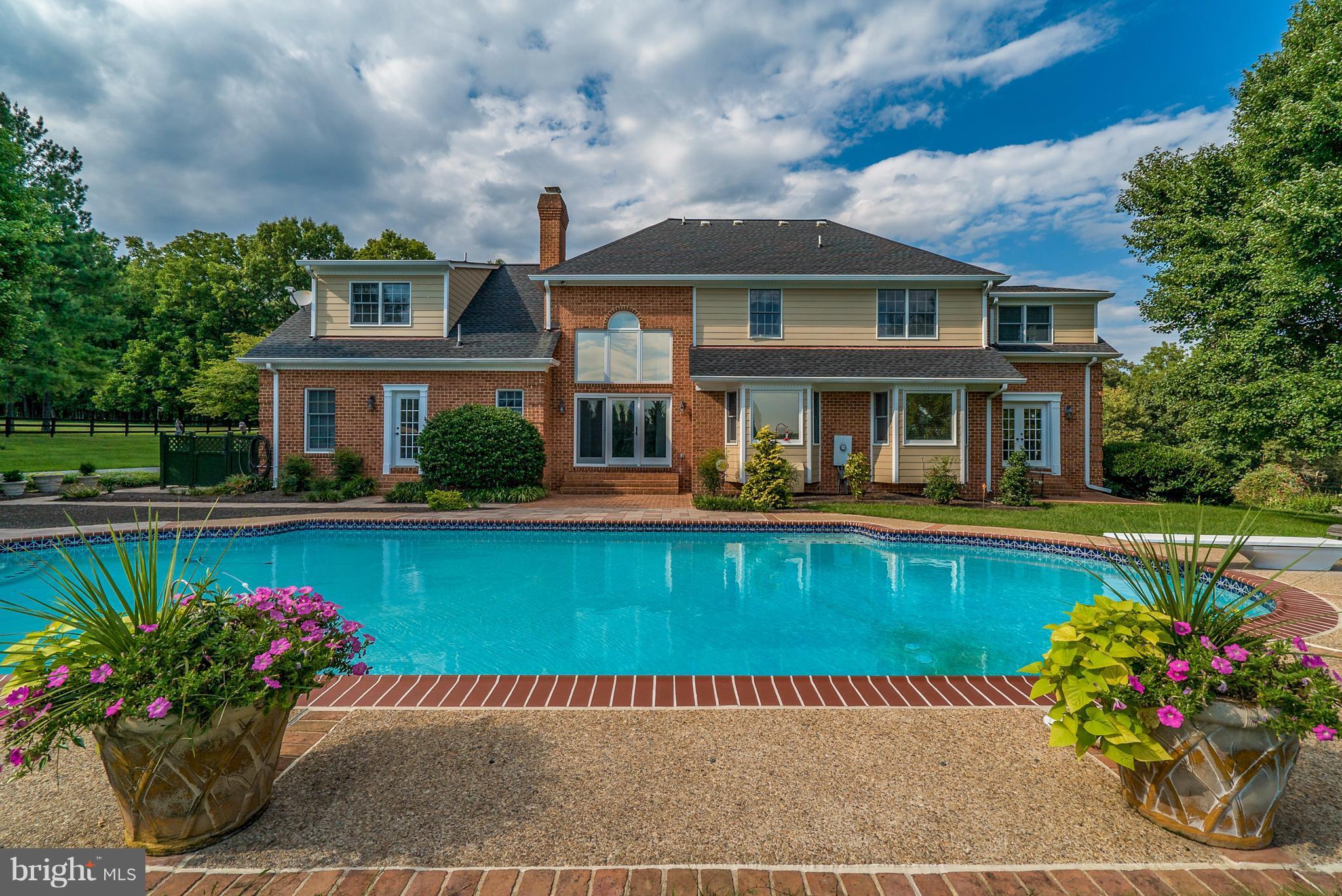 20082 Unison Road Round Hill, VA 20141 - Photo 27 of 29 Pool and Back of Home