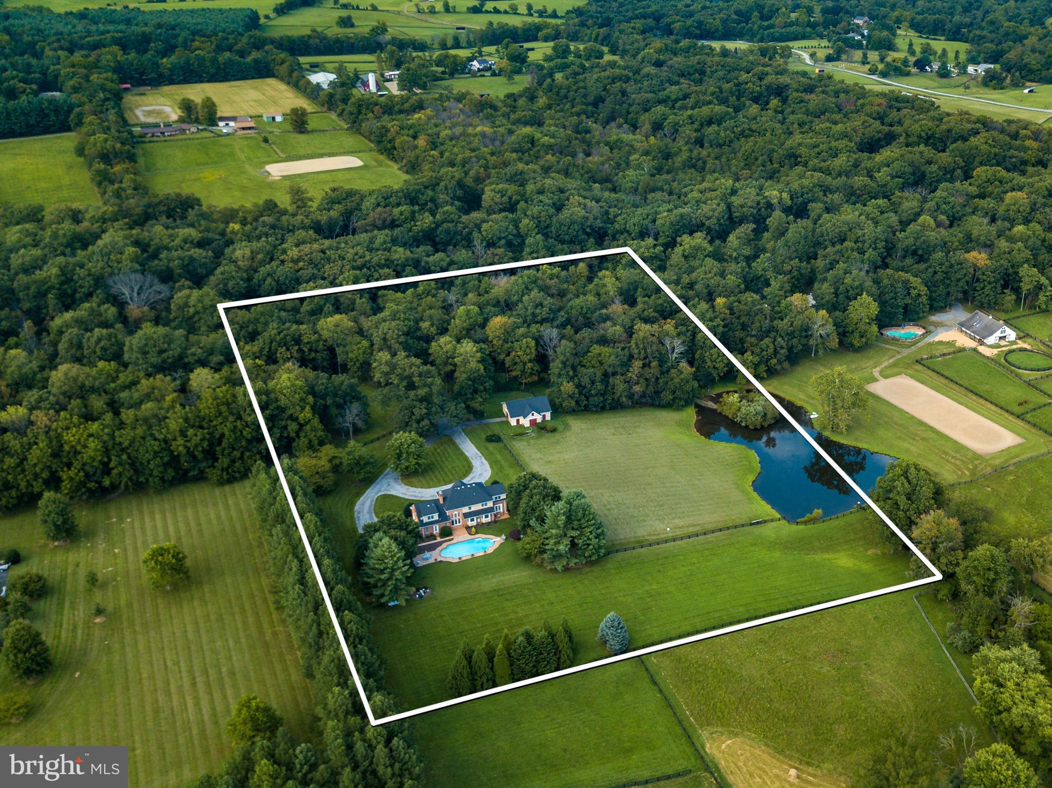 20082 Unison Road Round Hill, VA 20141 - Photo 29 of 29 Aerial view of the Property