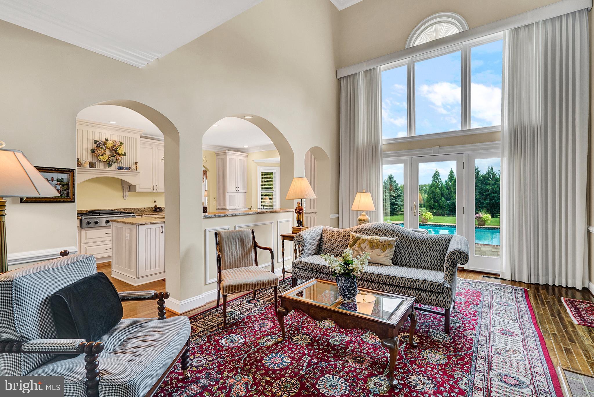 20082 Unison Road Round Hill, VA 20141 - Photo 7 of 29 2 Story Family Room with French doors to the Pool