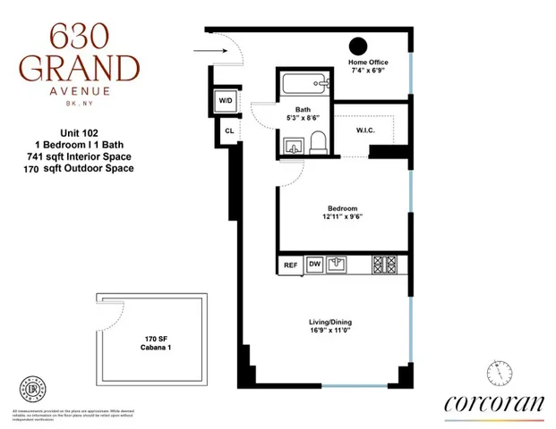 $889,000 | 630 Grand Avenue, Unit 102 | Crown Heights
