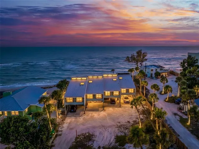 a view of a yard with an outdoor space