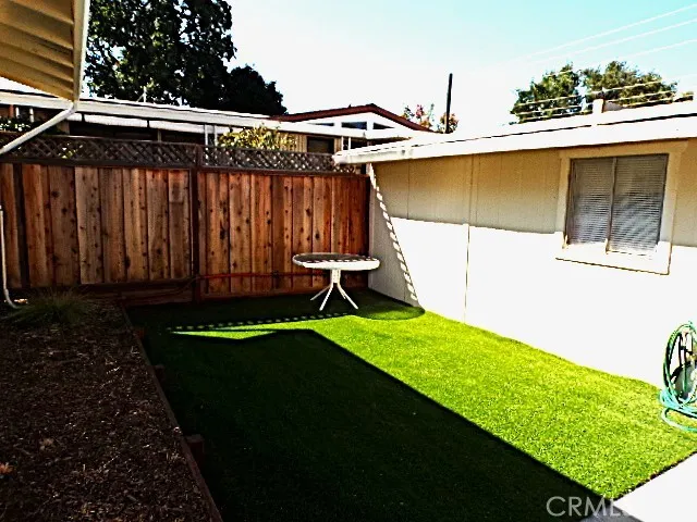 a view of outdoor space with seating area